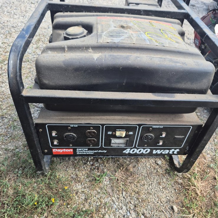 #33 • Dayton 3w736 professional duty generator