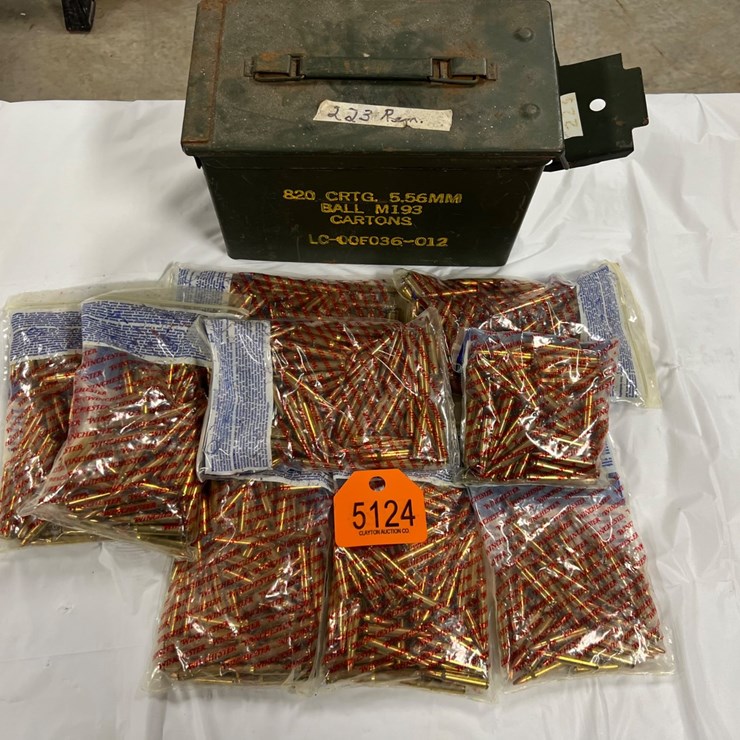#5124 • 223 Rem Reloads Approx 400-500 Rnds