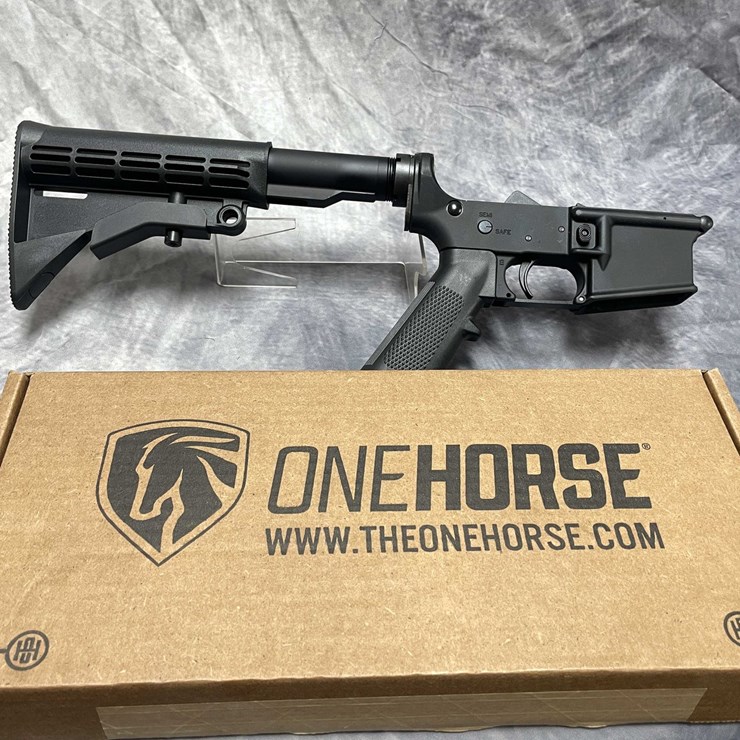 #10837 • One Horse OH15 Multi Caliber Complete Lower, SN: OH-2004429