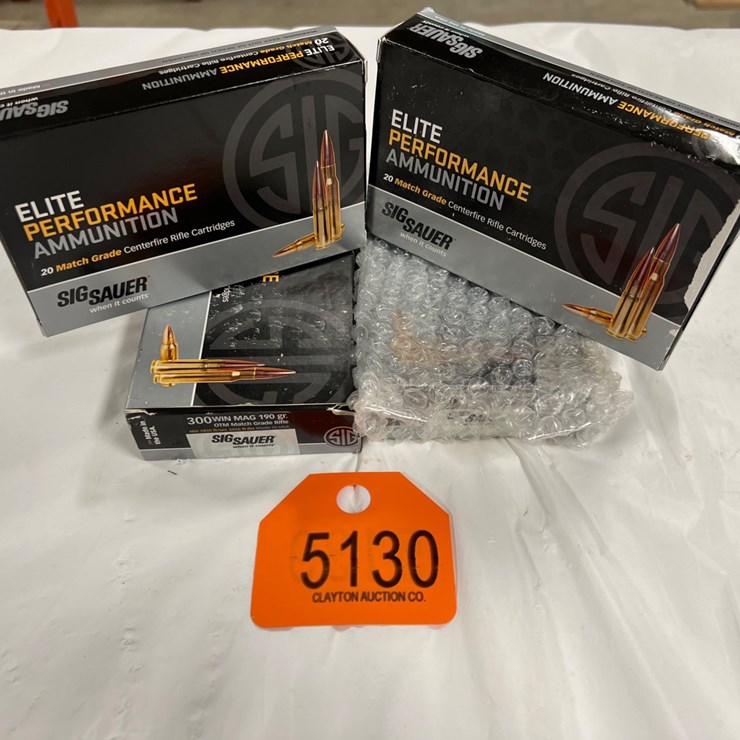 #5130 • Sig Sauer 300 Win Mag ammo