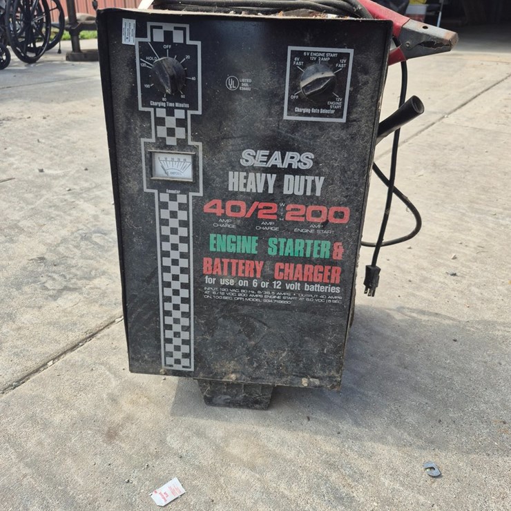 #83 • Sears heavy duty 40/2 w/200 charger starter