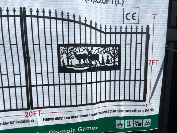 #2882-•-2026-unused-metal-farm-driveway-gate-image-8