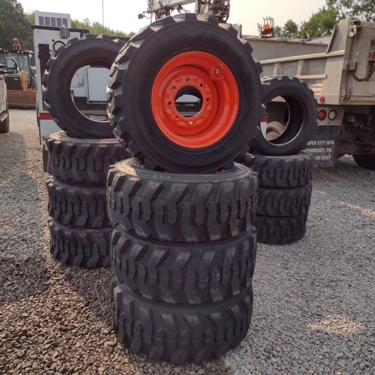 (4) 12-16.5 Tires on BC Wheels (QEA 2319)