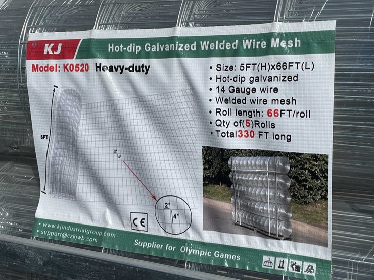 #2849-•-2026-unused-hot-dip-galvanized-welded-wire-mesh-image-1