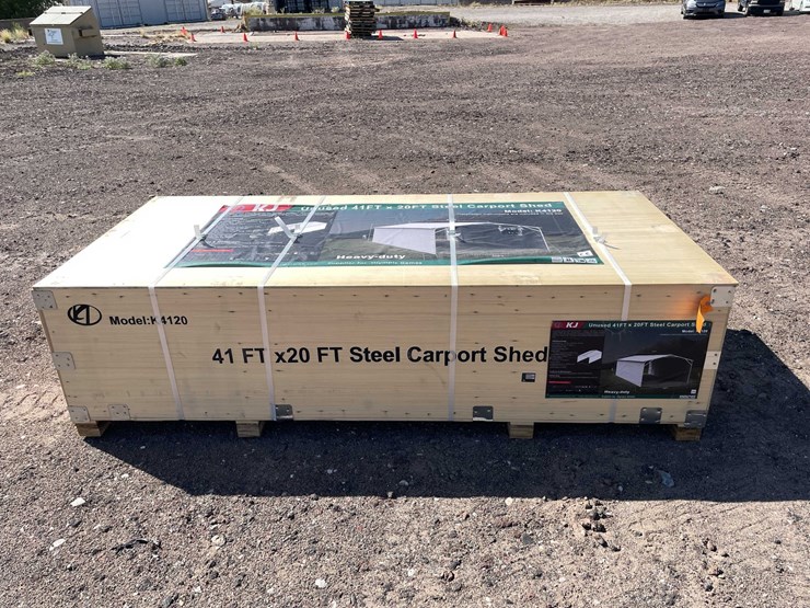 #2895-•-2026-unused-41'-x-20'-steel-carport-shed-image-1
