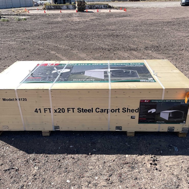 #2895 • 2026 Unused 41' x 20' SteeL Carport Shed