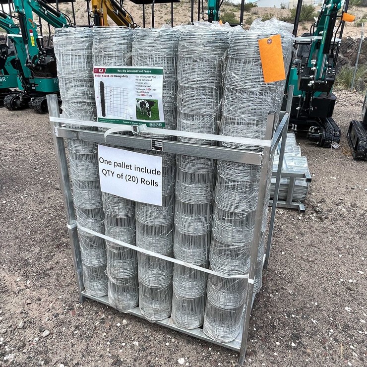 #2878 • 2026 Unused Hot-dip Galvanized Field Fence