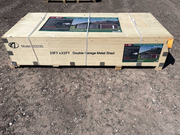 #2898-•-2026-unused-23'-x-22'-double-garage-metal-shed-image-1