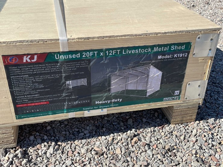 #2866-•-2026-unused-20'-x-12'-livestock-metal-shed-image-1