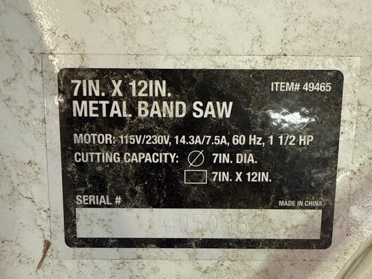 #77-•-klutch-metal-bandsaw-7”-x-12”-image-2