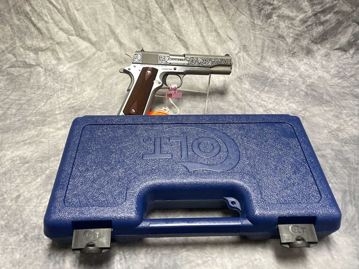 #10853-•-colt-model-70,-45-auto-semi-auto-pistol,-sn:-gv066584-image-1