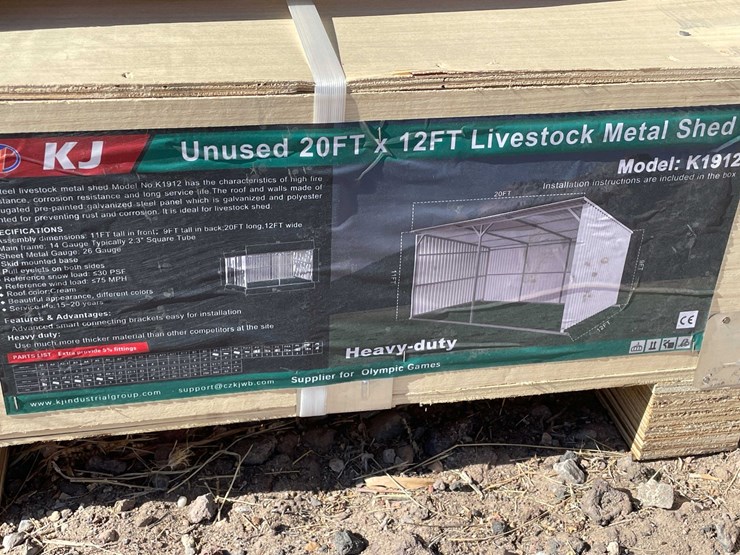 #2852-•-2026-unused-20'-x-12'-livestock-metal-shed-image-1