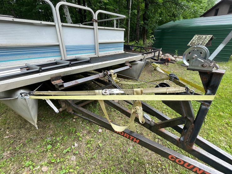 #6100-•-northwoods-pontoon-with-north-country-pontoon-scissor-trailer-(sells-bill-of-sale)-image-15