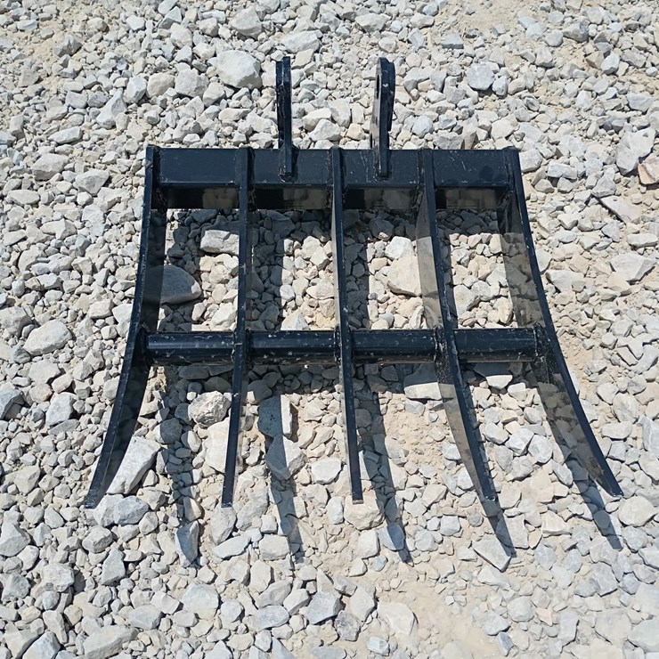 #L63-025 • Rake Mini Excavator Attachment