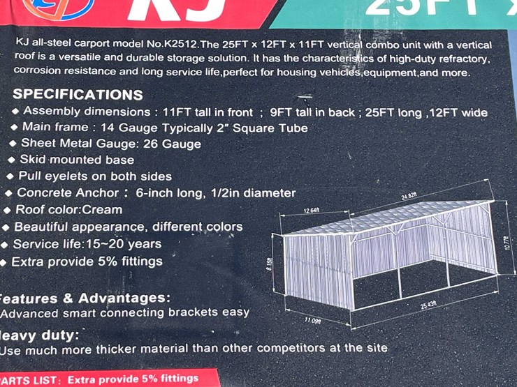 #2888-•-2026-unused-25'-x-12'-livestock-metal-shed-image-8