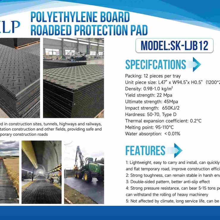 2026 SKLP SK-LJB12 Roadbed Protection Pad (Unused)