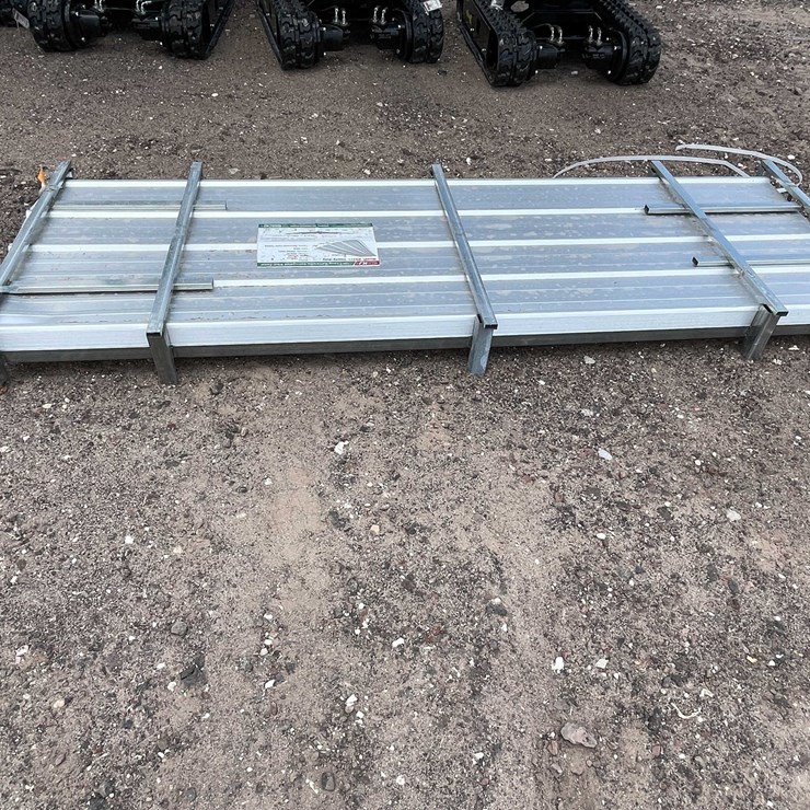 #2883 • 2026 Unused 10' Long Galvalume Corrugated Steel Panel