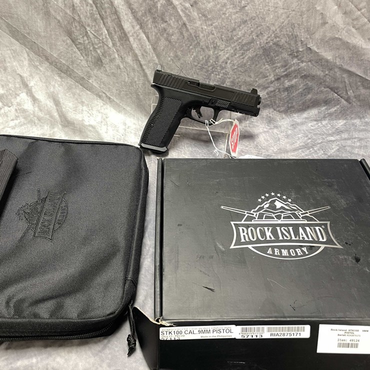 #10876 • Rock Island STK100, 9mm Luger Semi-Auto Pistol, SN: RIA2875171