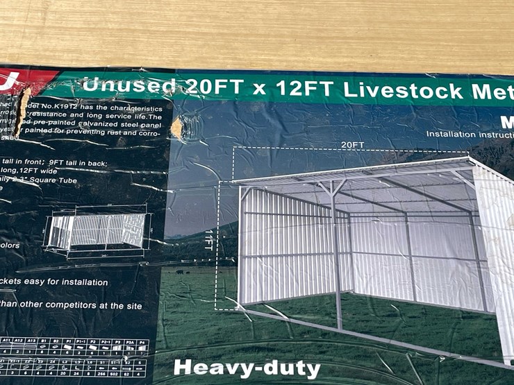 #2889-•-2026-unused-20'-x-12'-livestock-metal-shed-image-4