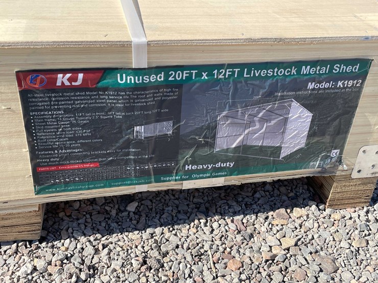 #2865-•-2026-unused-20'-x-12'-livestock-metal-shed-image-1