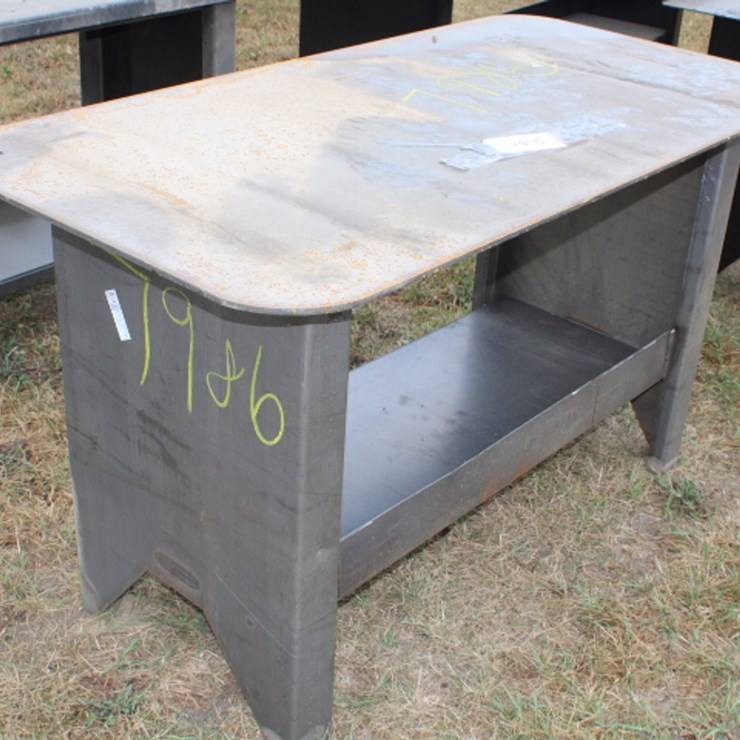 #7986 • 30 in x 57 in welding bench