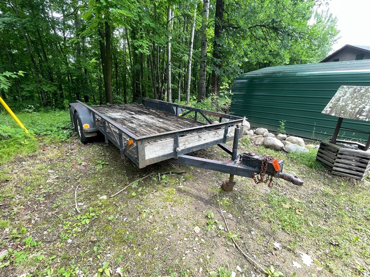 #6102-•-flatbed-trailer-(no-title)(sells-bill-of-sale)-image-2