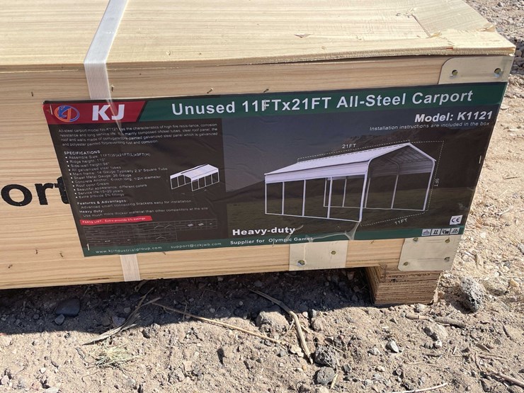#2876-•-2026-unused-11'-x-21'-all-steel-carport-image-1