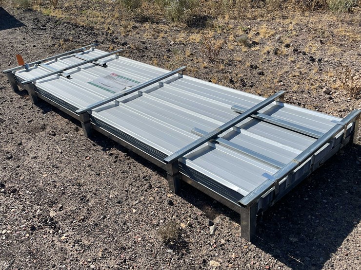 #2846-•-2026-unused-10'-long-galvalume-corrugated-steel-panel-image-2