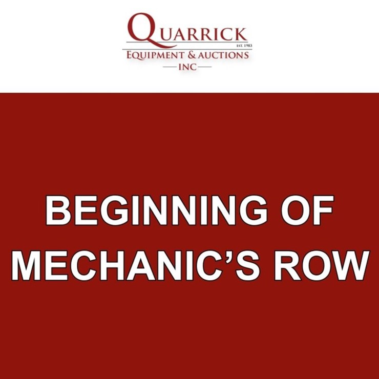 Beginning of Mechanics Row (QEA 13)