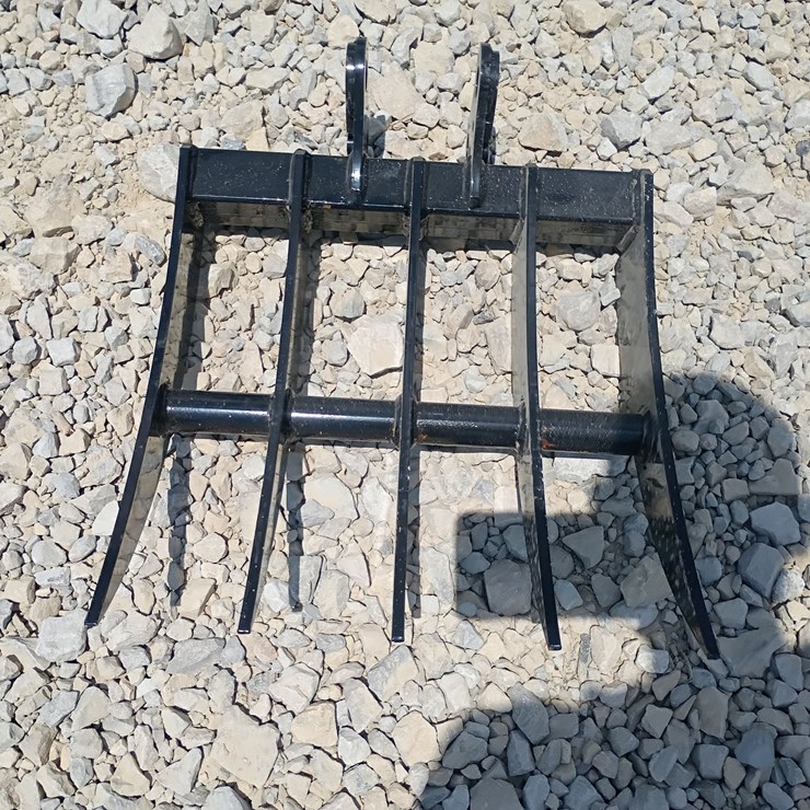 #L63-026 • Rake Mini Excavator Attachment