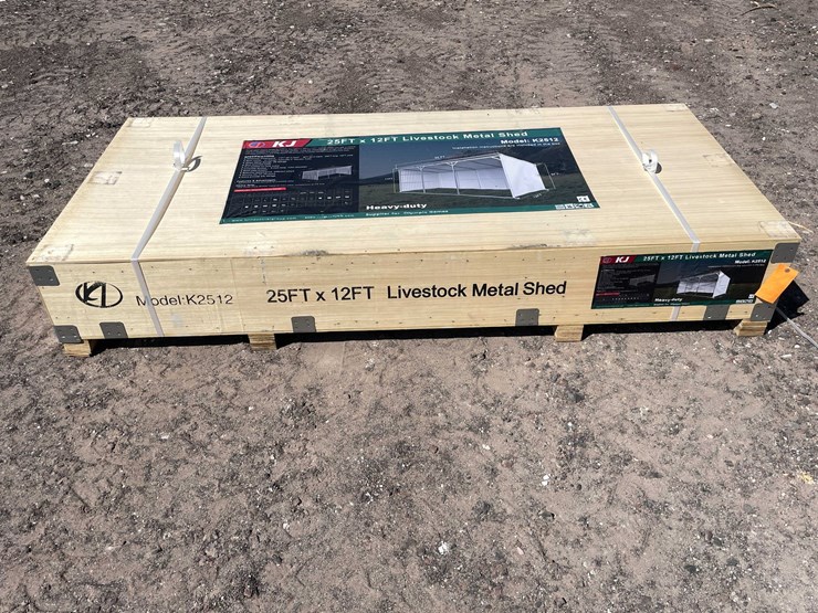 #2888-•-2026-unused-25'-x-12'-livestock-metal-shed-image-1