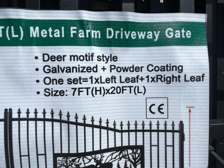 #2880-•-2026-unused-metal-farm-driveway-gate-image-5