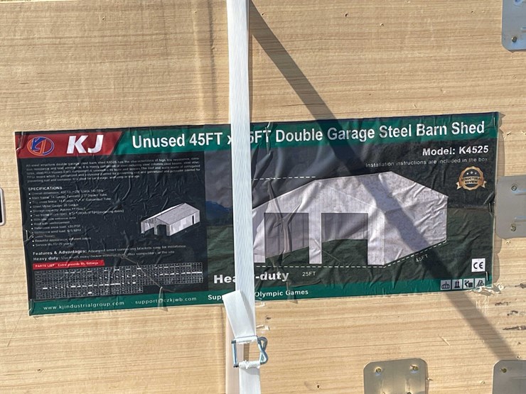 #2856-•-2026-unused-45'-x-25'-double-garage-steel-barn-shed-image-1