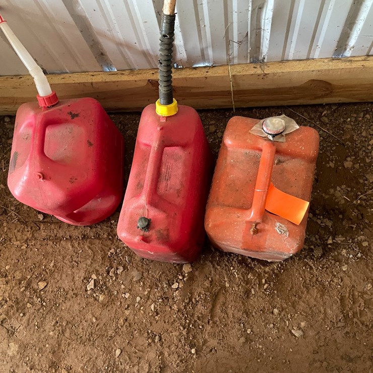 #1244 • (3) Gas Cans