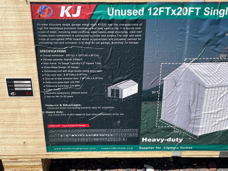 #2894-•-2026-unused-12'-x-20'-single-garage-metal-shed-image-6