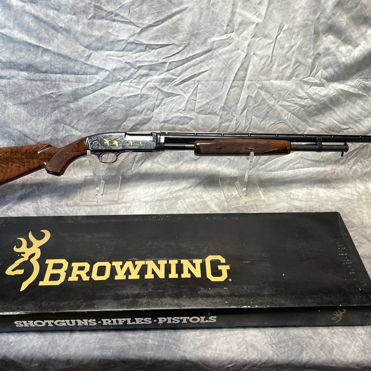 #10652 • Browning Model 42, 410 Ga. Pump Action Shotgun, SN: 03437NZ982