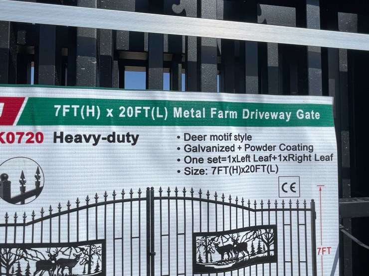 #2880-•-2026-unused-metal-farm-driveway-gate-image-4
