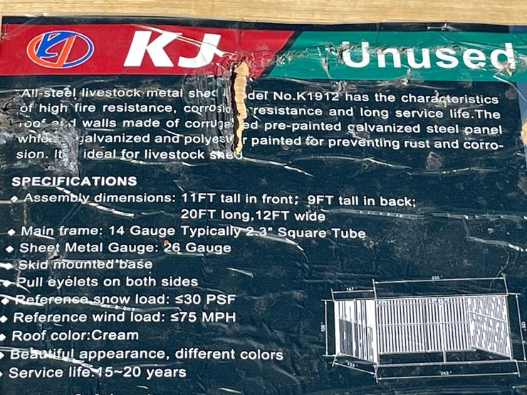 #2889-•-2026-unused-20'-x-12'-livestock-metal-shed-image-7
