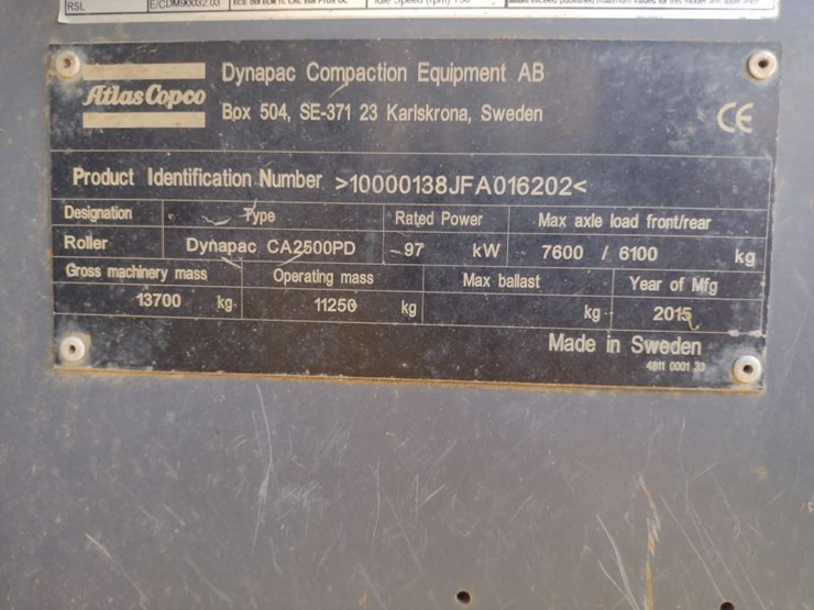 dynapac-ca2500-84-in-roller-(qea-4888)-image-5