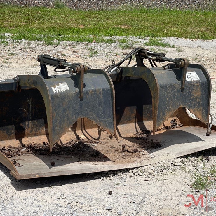 71" HYDRAULIC GRAPPLE BUCKET SKID STEER ATTACHMENT