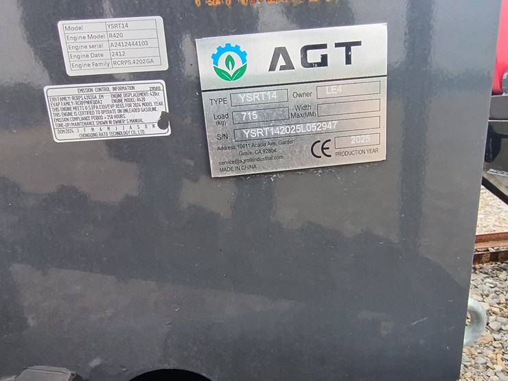 #24709-•-2025-agt-ysrt14-mini-skidsteer-image-5