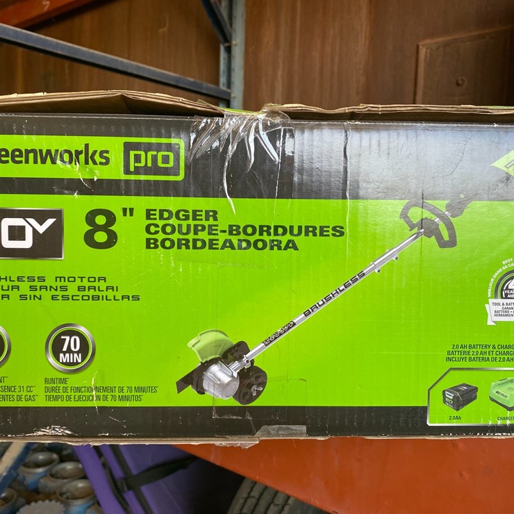 #39197 • GREENWORKS PRO 8IN EDGER