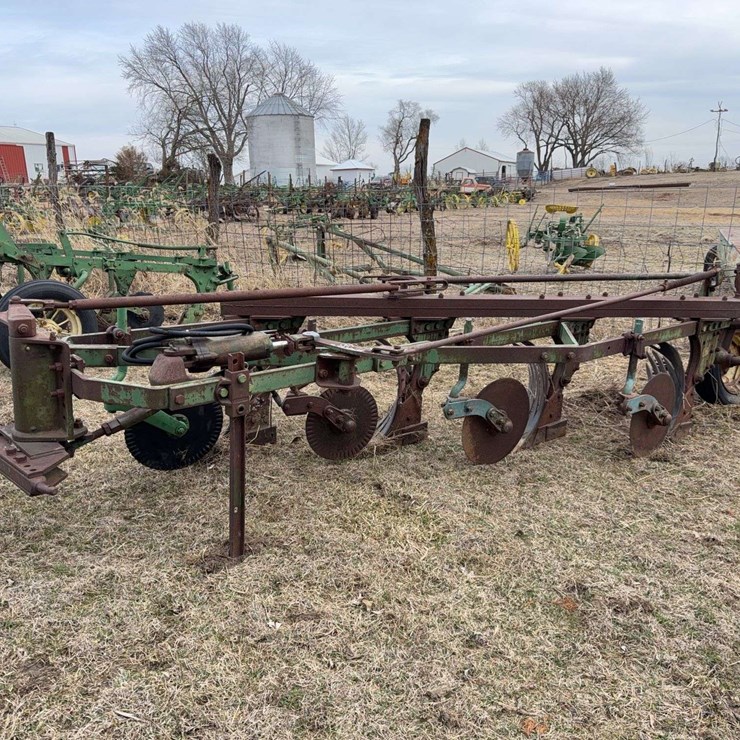 John Deere Pull Type Four Bottom Plow
