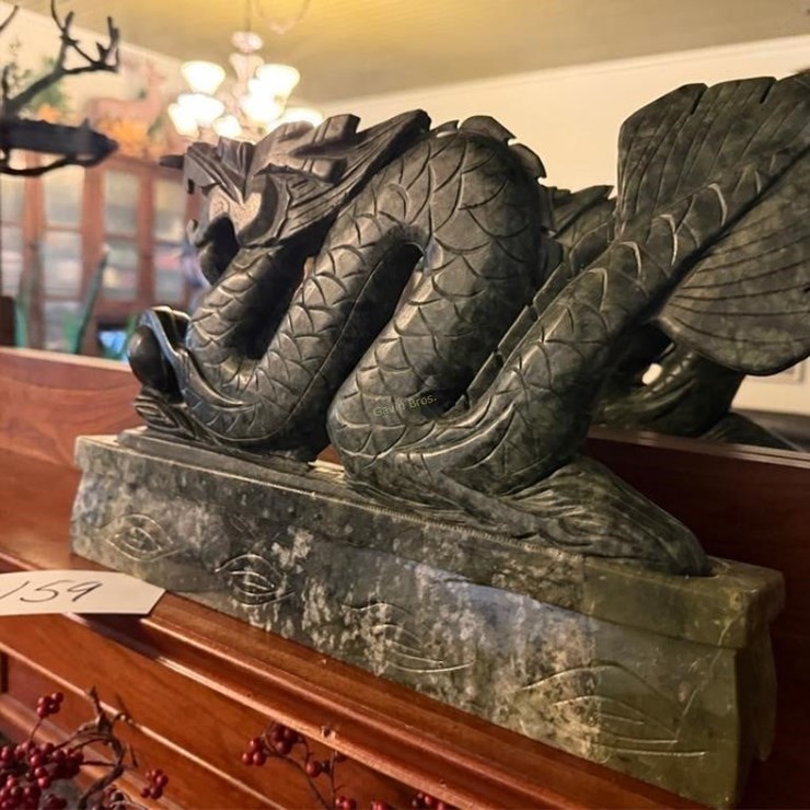 Antique Jade Dragon