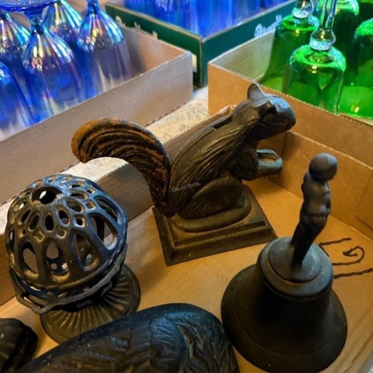 Cast Iron Bell, Nut Cracker, etc