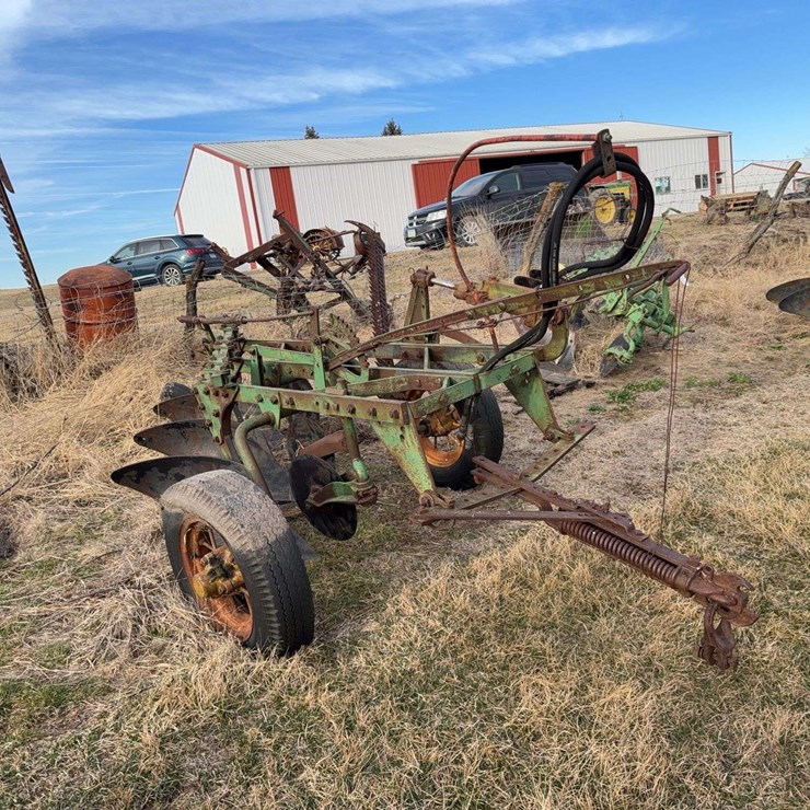 John Deere No. 55 A-B-H Pull Type Three Bottom Plow