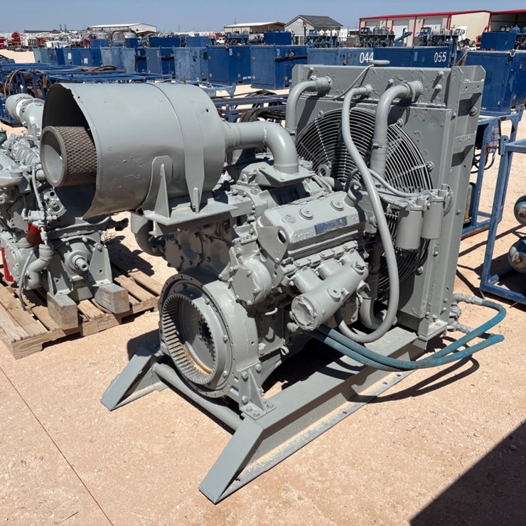 Detroit Diesel 6V92 engine w/ radiator