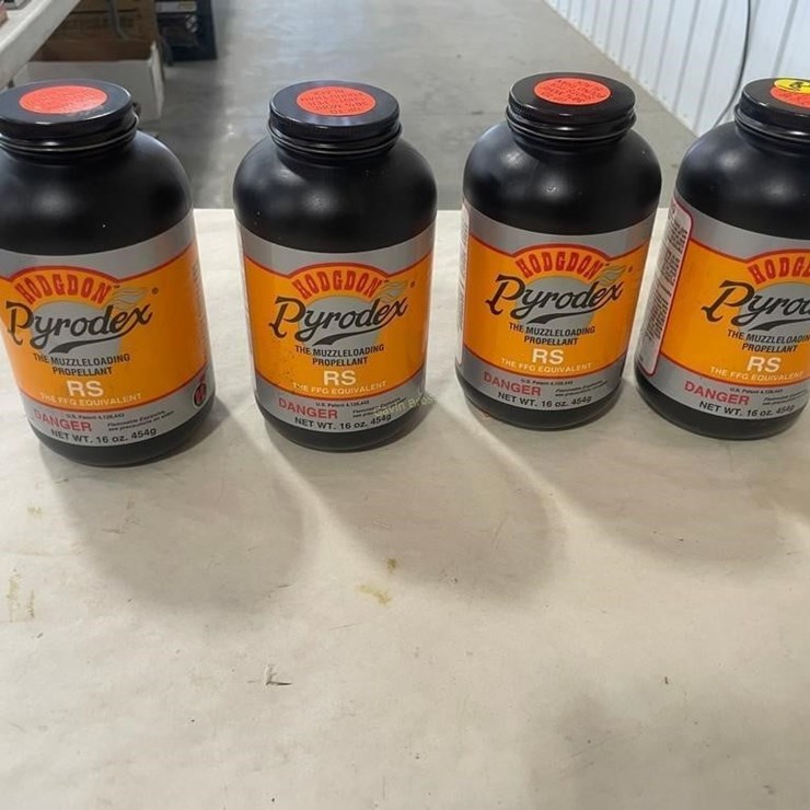 (4) 1bl Hodgdon Pyrodex Muzzleloader Powder