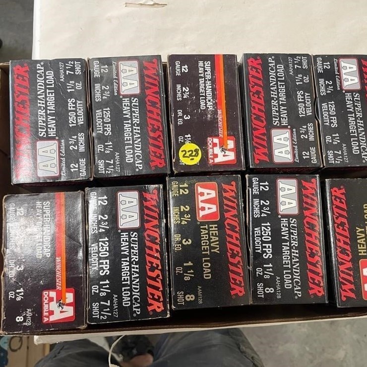 250 +/- Winchester 12ga Ammo