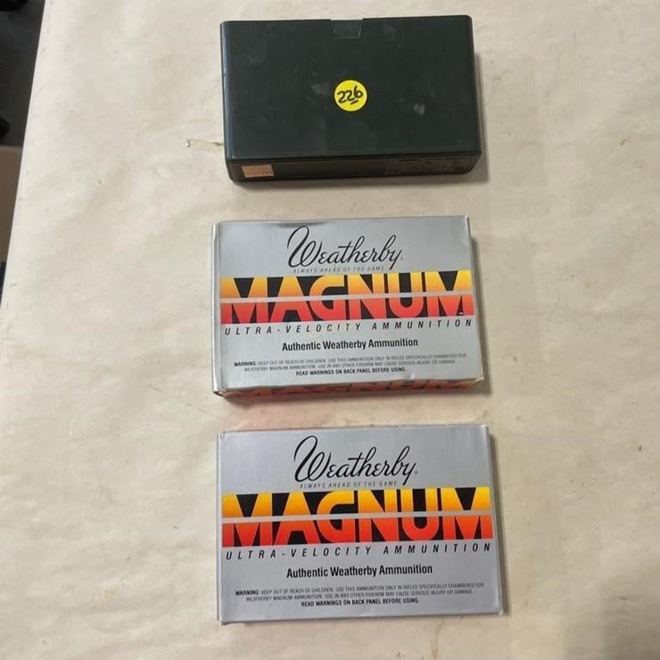 40 Rounds 257 WBY Mag Ammo & Brass